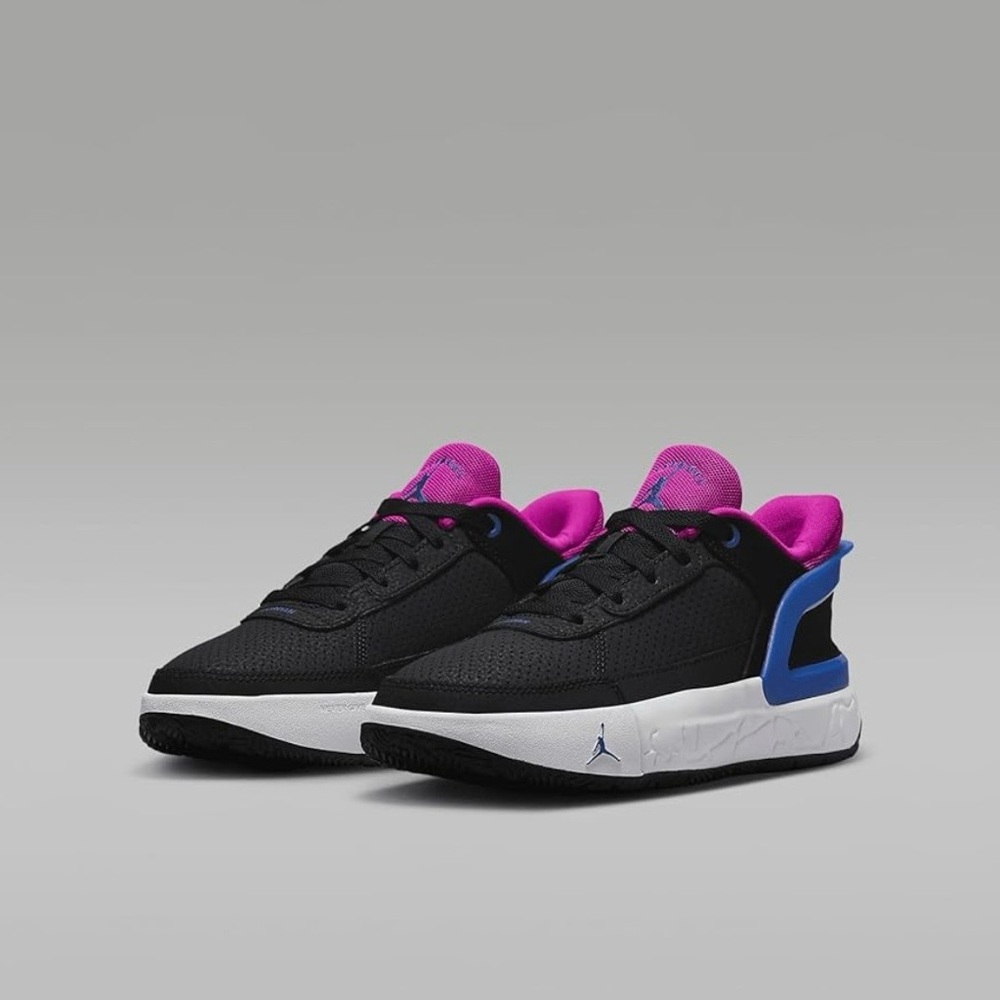 Jordan DAY1 EO Size 6.5 Y  Black  White Pink Blue Easy Slip On Heel FQ1306 064